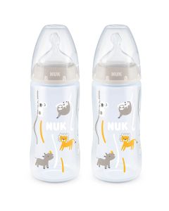 NUK First Choice Plus Temperature Control 300ml Twin Pack