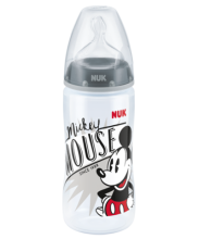 NUK First Choice Plus Mickey/Minnie Mouse Baby Bottle with Teat