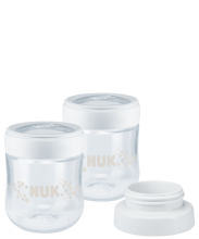 NUK Nature Sense Breast Milk Container with Breast Pump Adapter